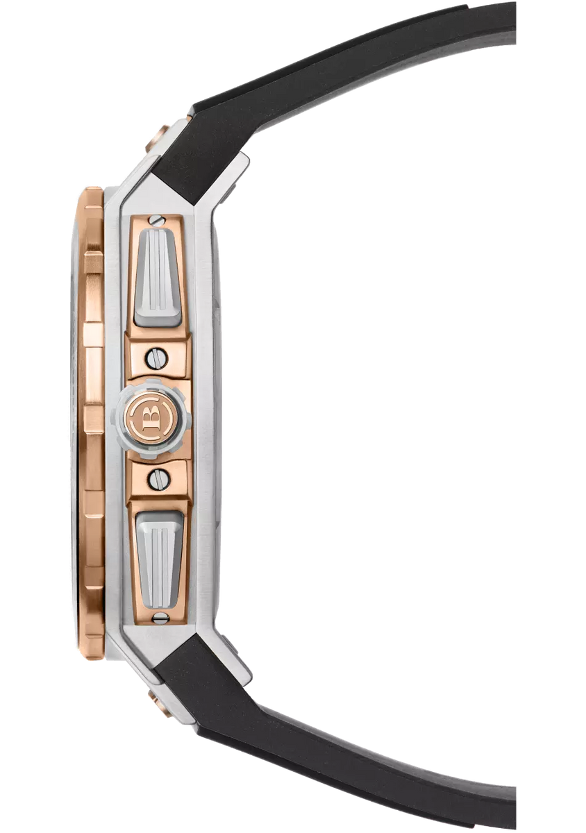 Brera Milano Orologio Uomo Granturismo Gt2 45Mm Cronografo Al Quarzo Cassa Acciaio Oro Rosa/Acciaio, Quadrante Nero - Cinturino in Gomma Naturale Rosso, Deployant Oro Rosa Brera Milano Orologio Uomo Granturismo Gt2 45Mm Cronografo Al Quarzo Cassa Acciaio Oro Rosa/Acciaio, Quadrante Nero - Cinturino in Gomma Naturale Rosso, Deployant Oro Rosa