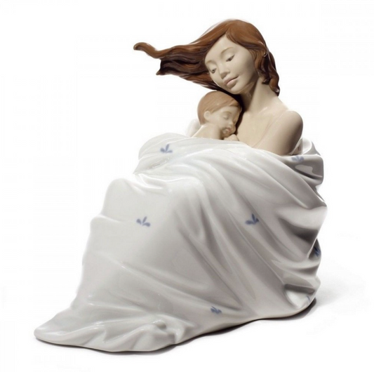 Nao Porcelain | Scultura "Dormendo Con La Mamma"