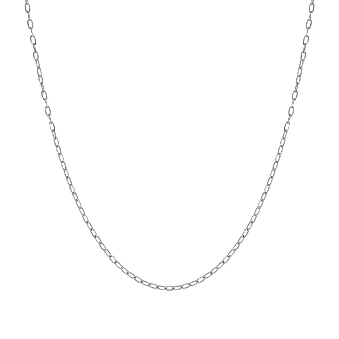 iGold | Collana maglia in oro 9 kt bianco