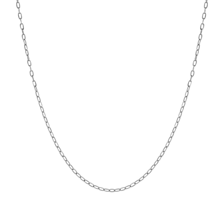 iGold | Collana maglia in oro 9 kt bianco