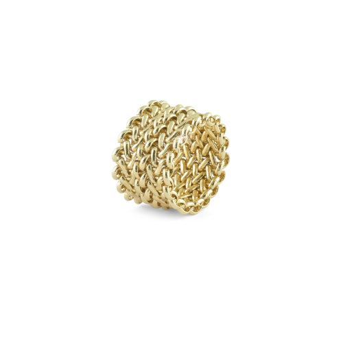 UNOAERRE | Anello in Bronzo Dorato