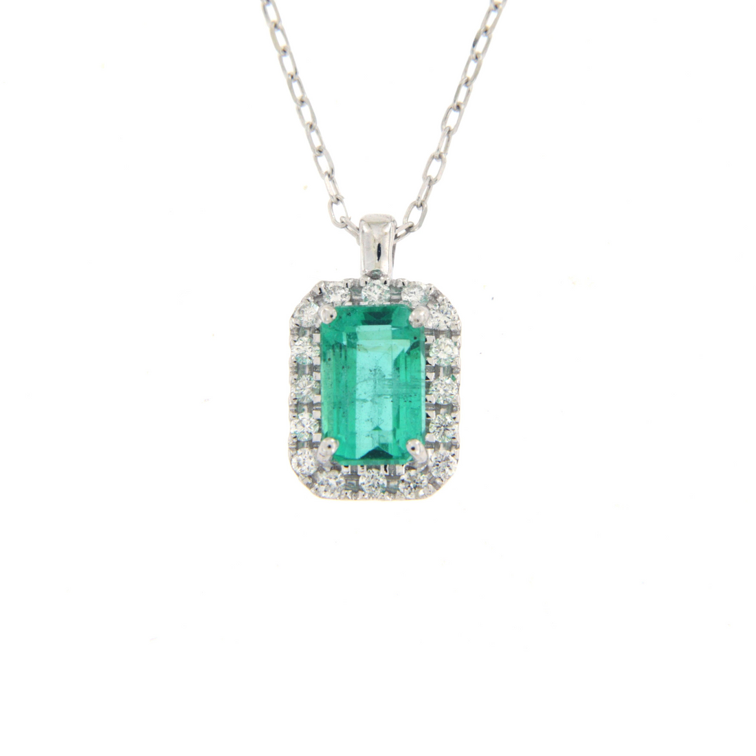 Gioielli del Sole | Collana con diamanti e smeraldo