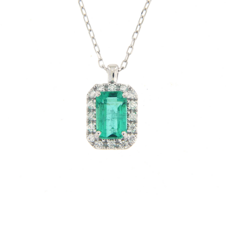 Gioielli del Sole | Collana con diamanti e smeraldo