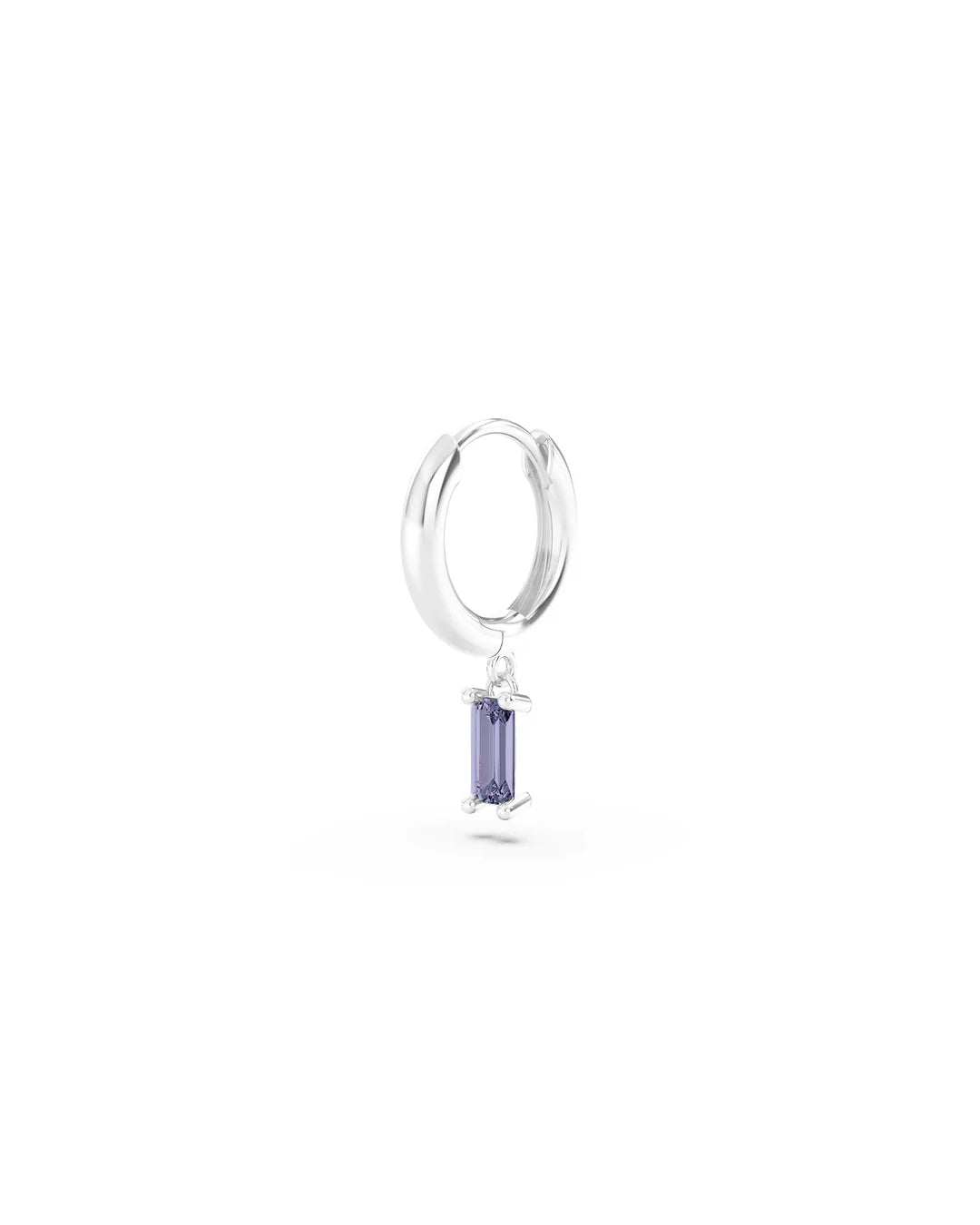 Amabile Jewels | Orecchino Hoop Baguette