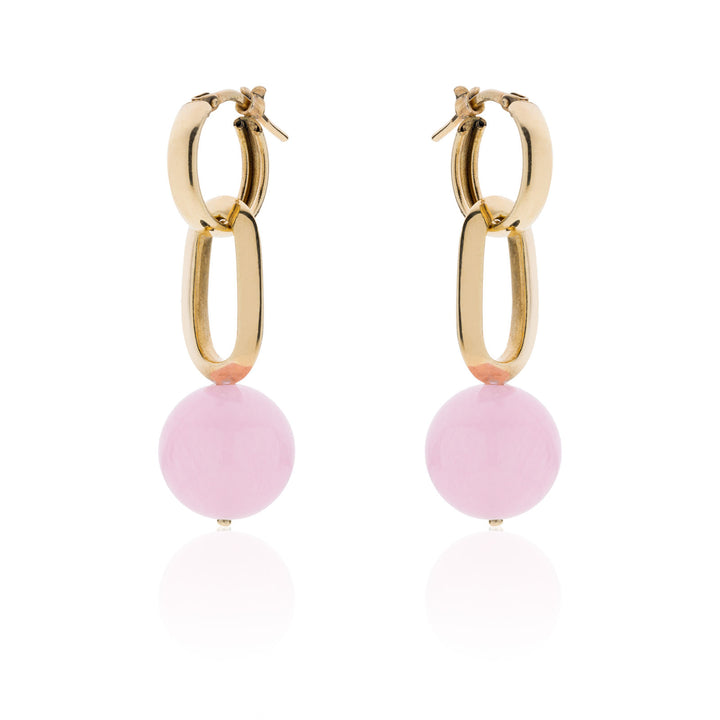 UNOAERRE | Orecchini con perla rosa Cherry