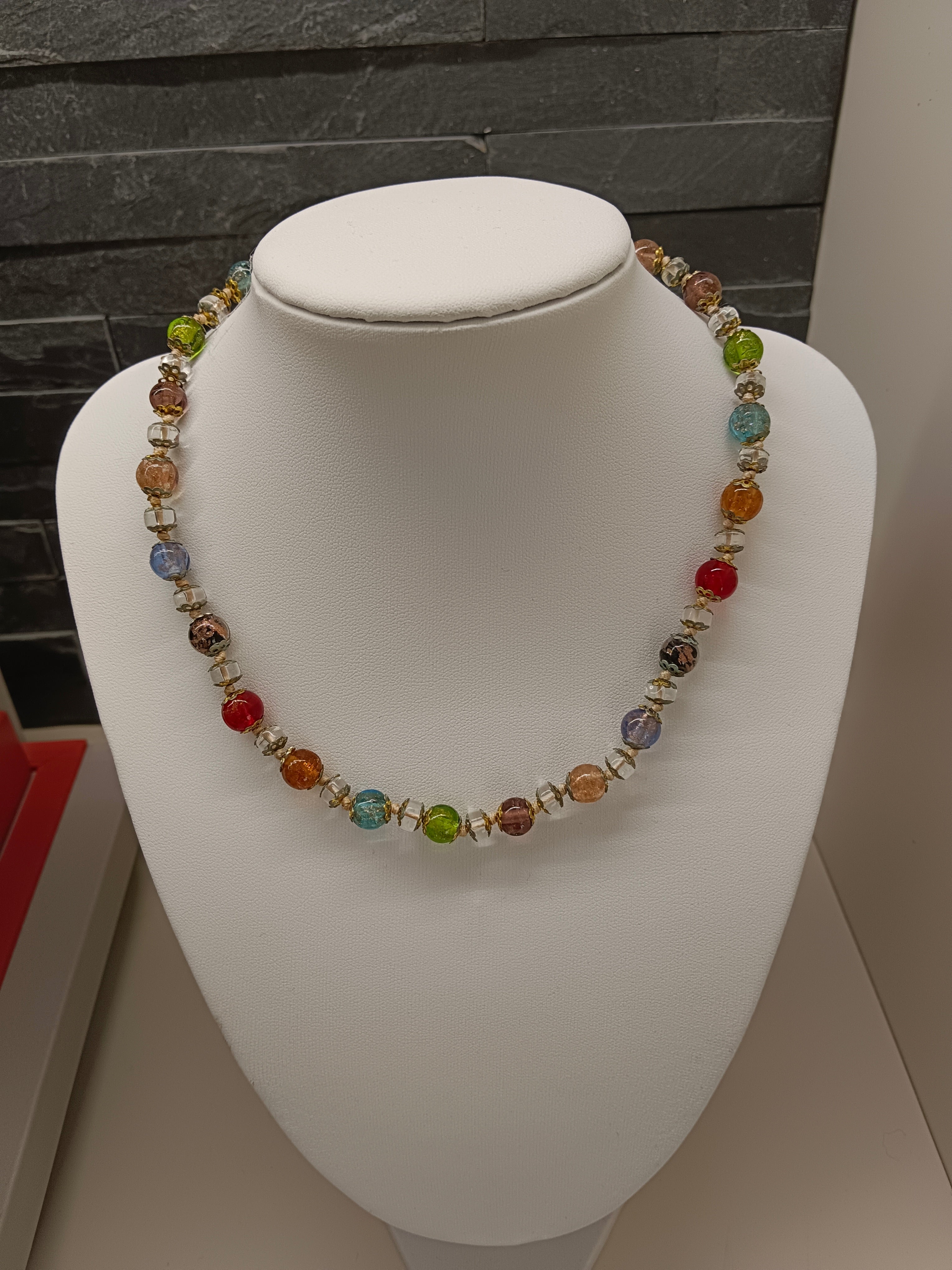 Murano | Collana a sfere con pietre