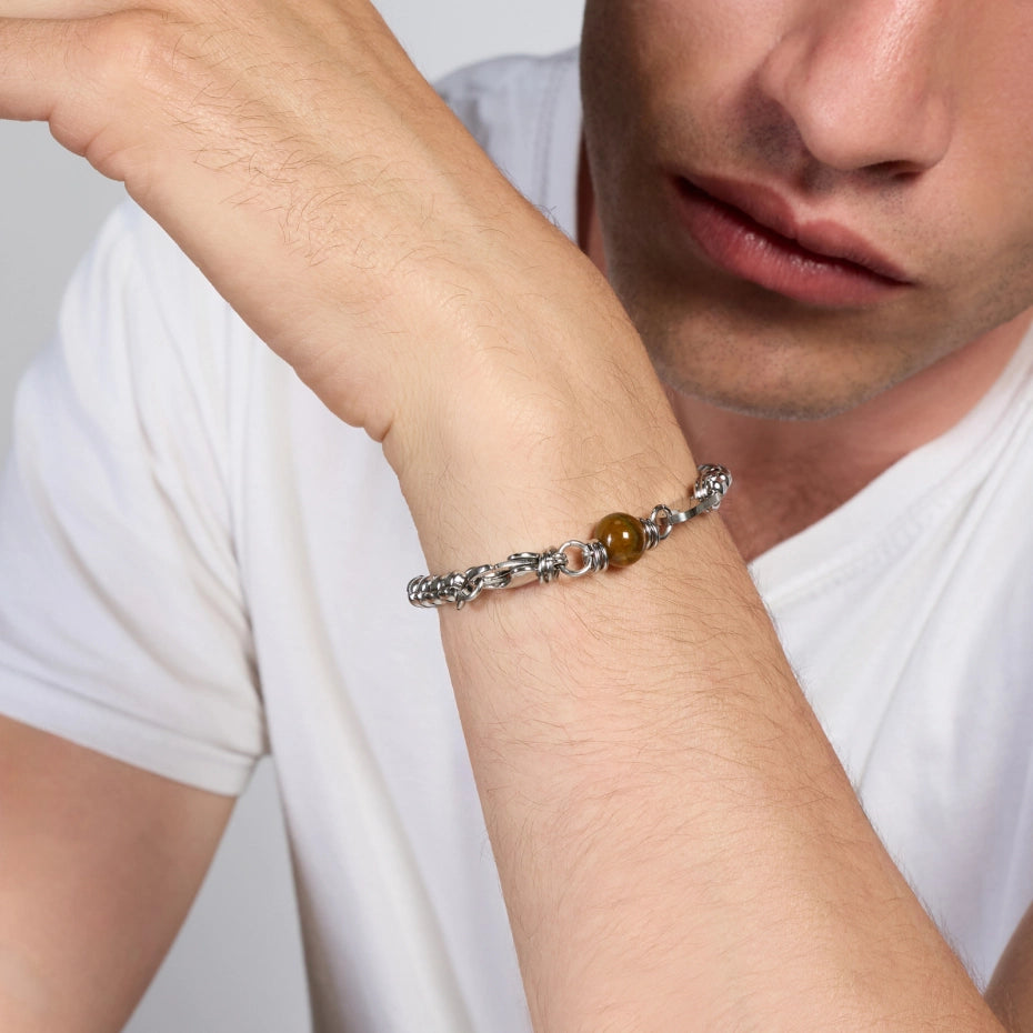 UNOAERRE | Bracciale uomo Aeternum con Agata