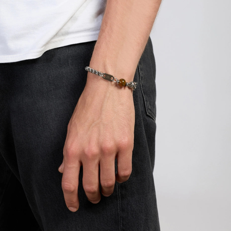 UNOAERRE | Bracciale uomo Aeternum con Agata