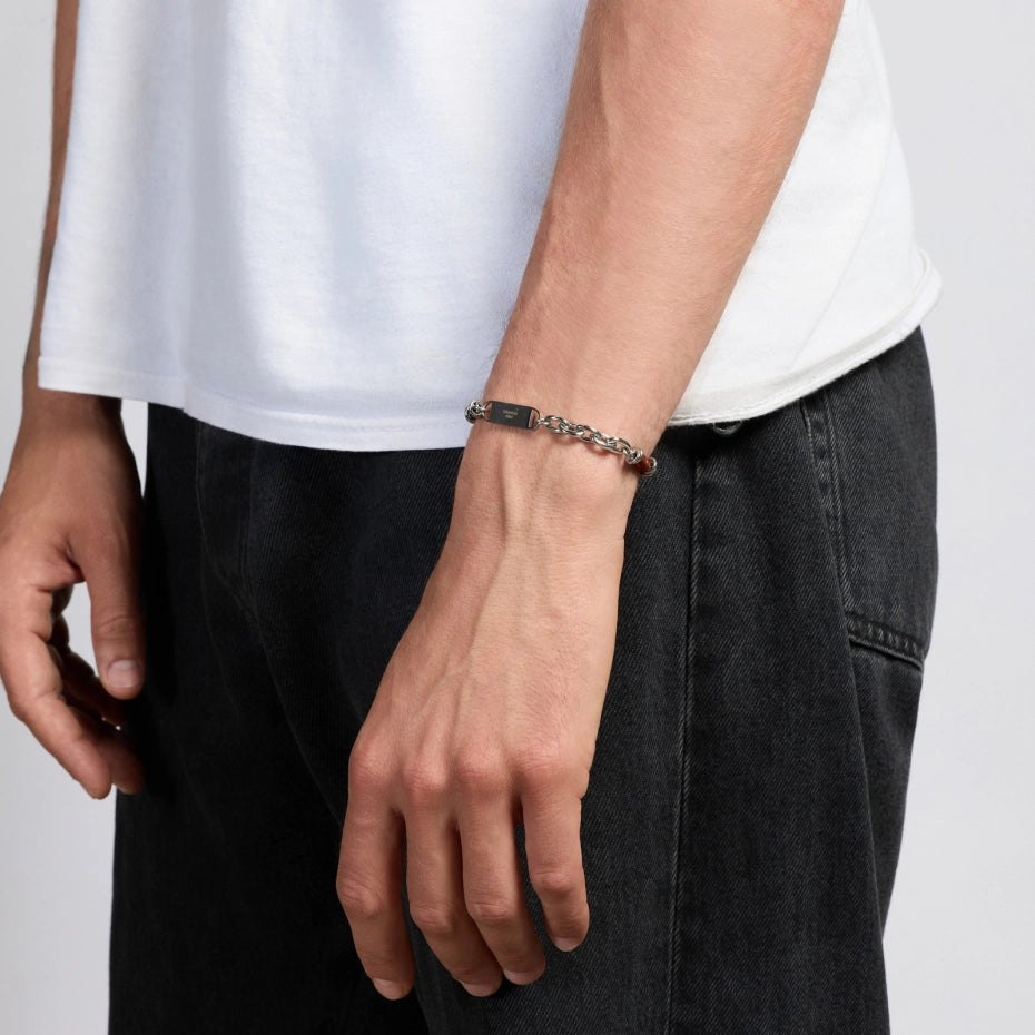 UNOAERRE | Bracciale uomo Aeternum Diaspro ed Ematite