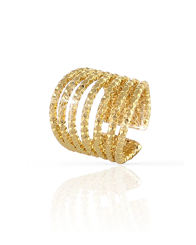 UNOAERRE | Anello in Bronzo Dorato