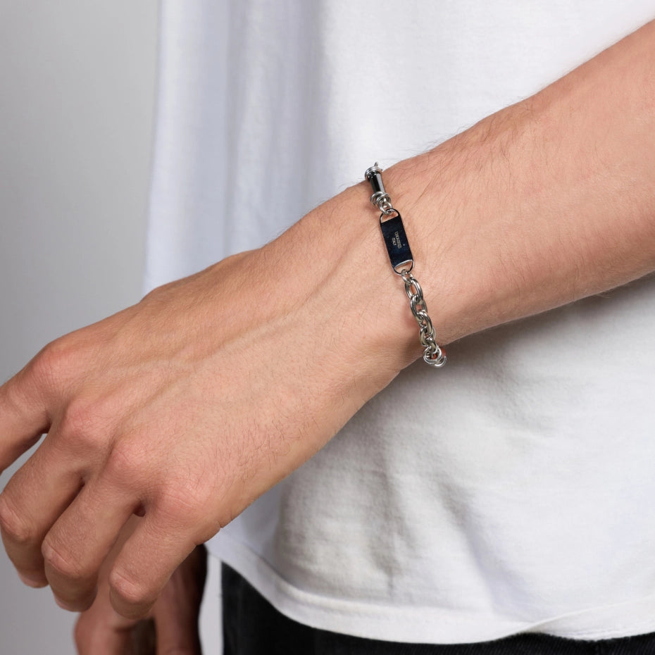 UNOAERRE | Bracciale uomo Aeternum Diaspro ed Ematite