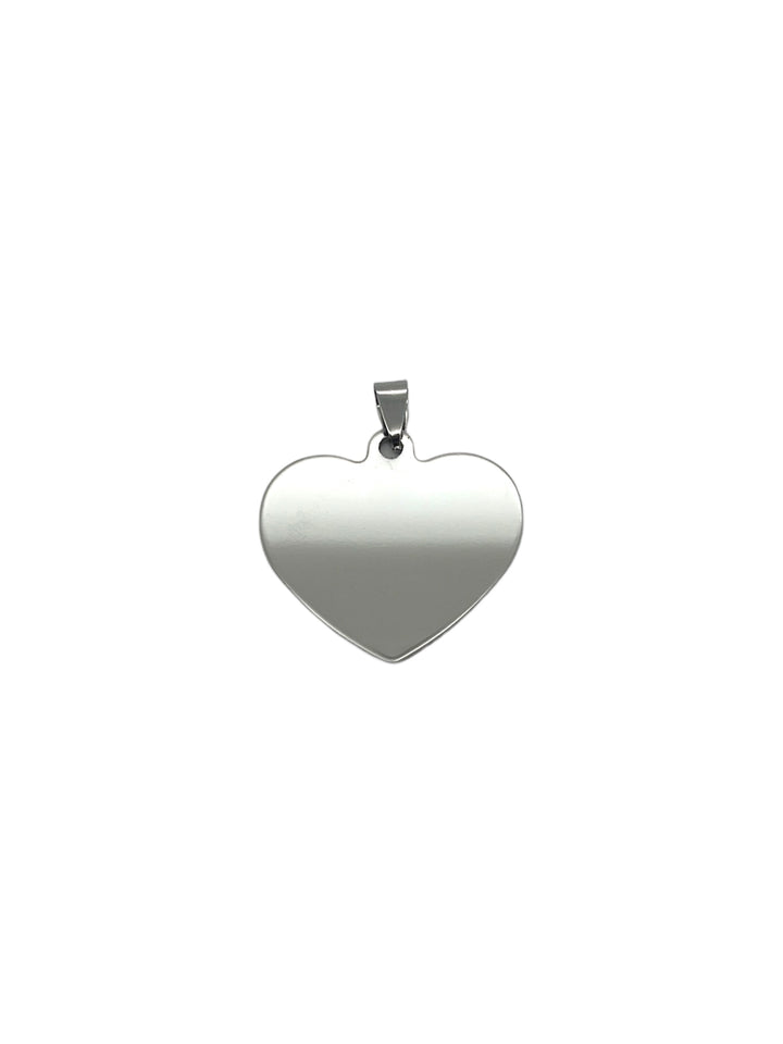 Ellegi Bijoux | Ciondolo in acciaio a forma di cuore personalizzabile
