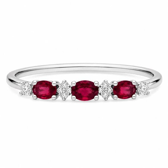 Luce di DonnaOro | Anello con Rubini