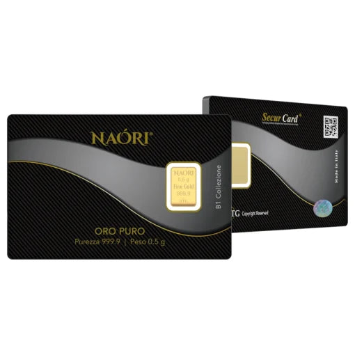 Naòri | Lingotto d’oro da 0,5 grammi