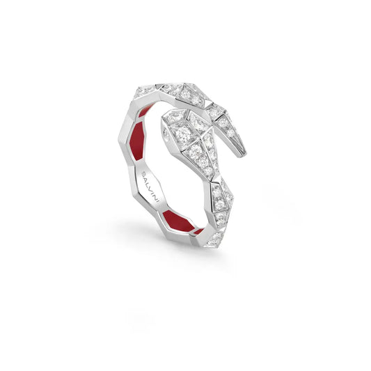 Salvini Gioielli | Anello Eva in oro bianco e diamanti