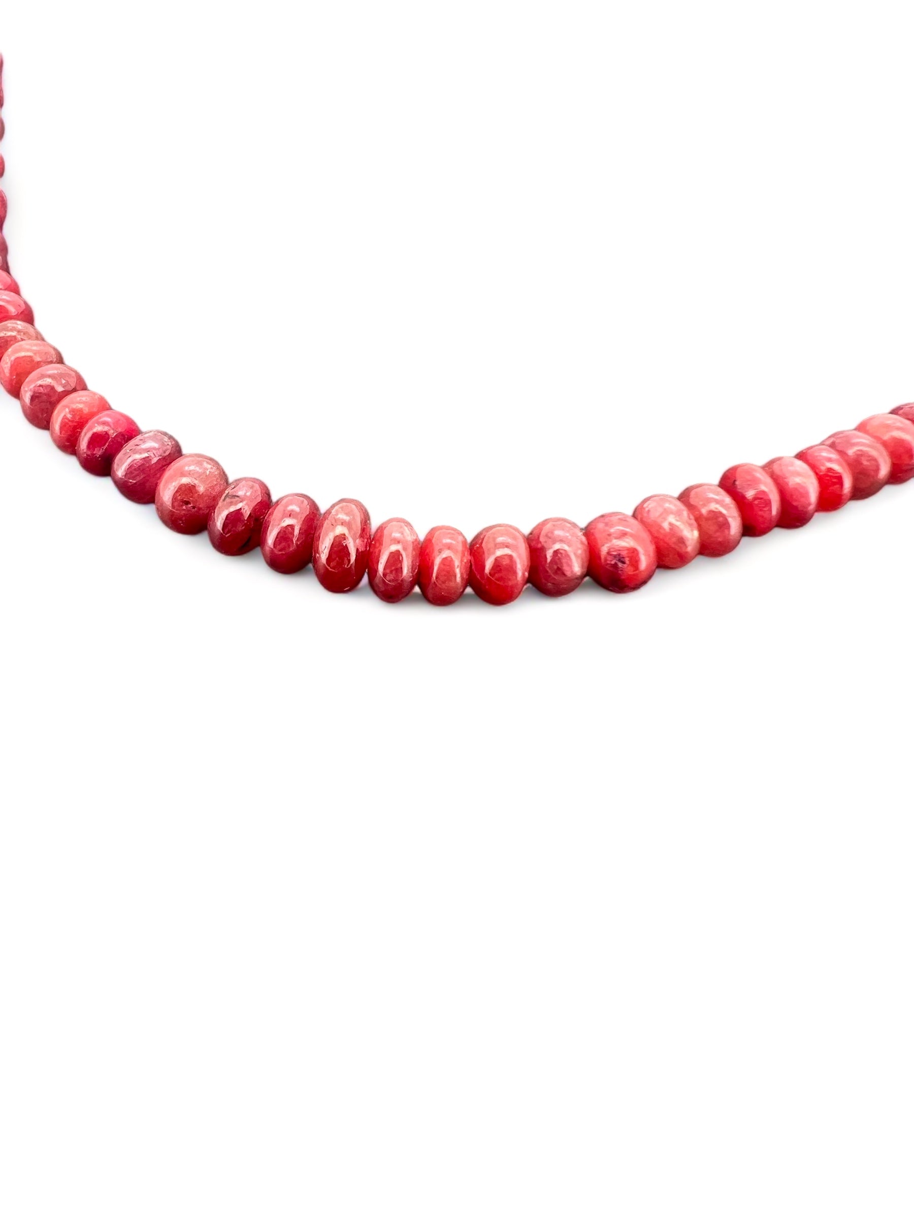 Ellegi Gioielli | Collana di rubini a rondelle a scalare