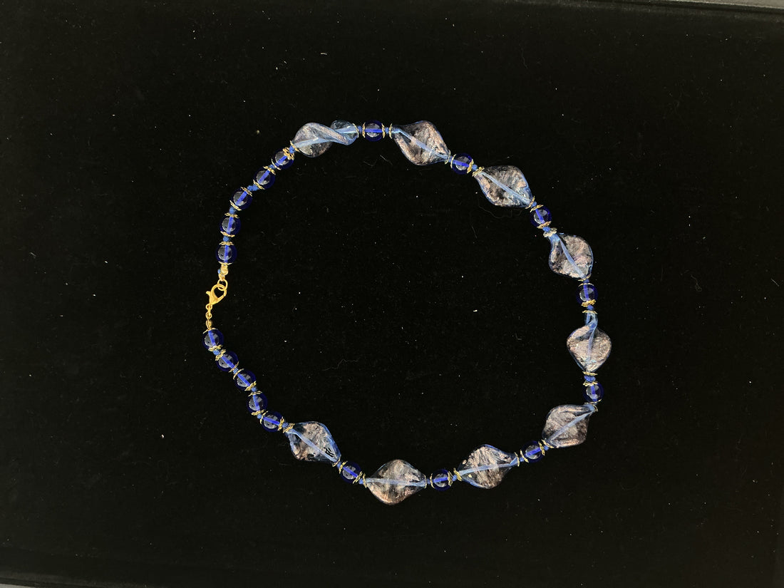 Murano | Collana foglie e perline
