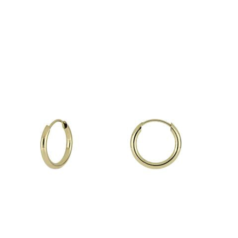 iGold | Orecchini a cerchio in oro 9kt  10 mm