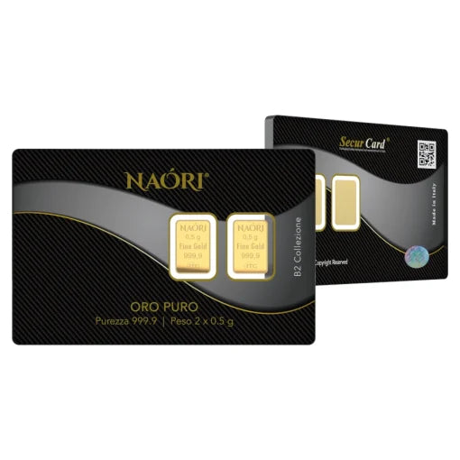 Naòri | 2 lingotti da 0,5 g
