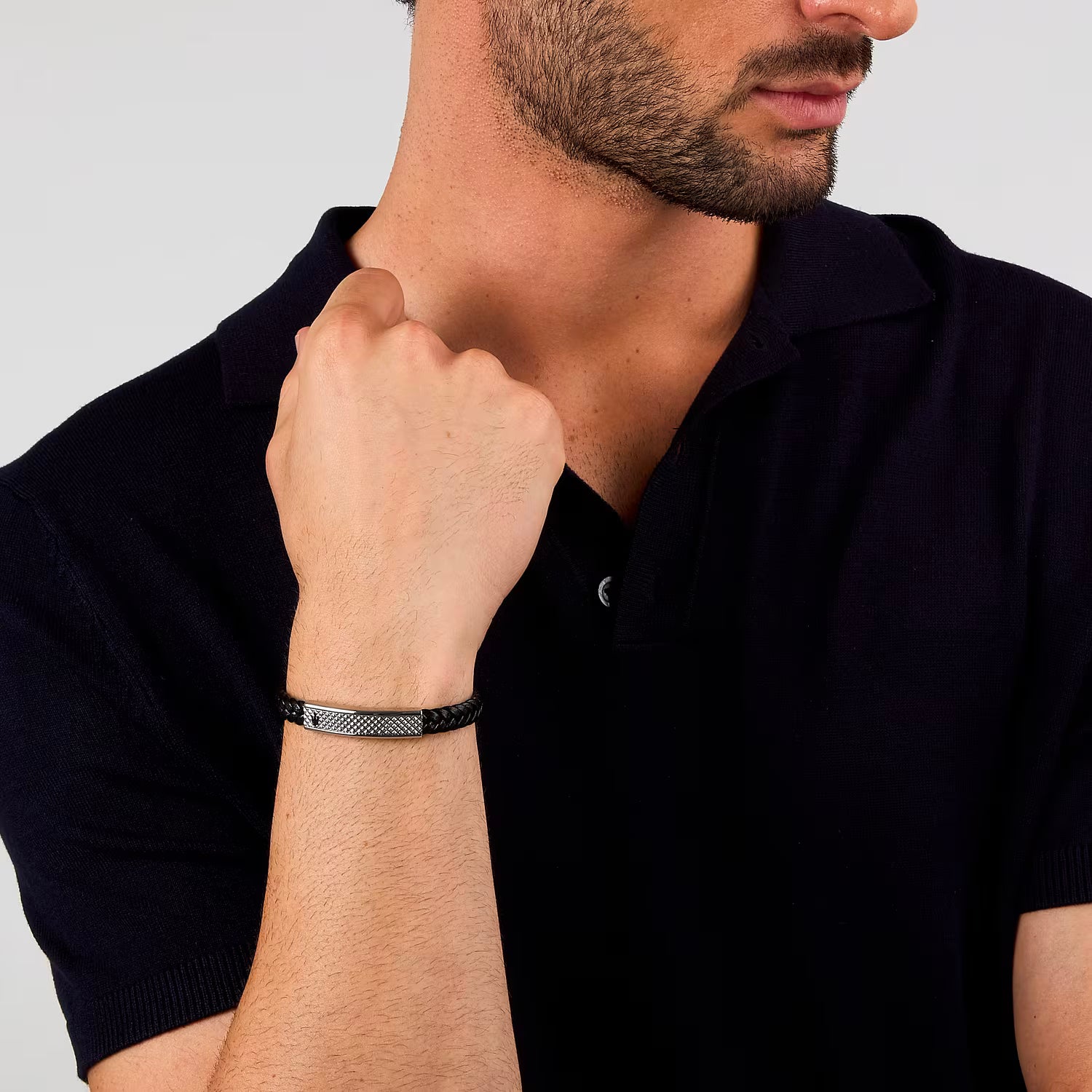 Maserati | Bracciale da uomo recycled leather