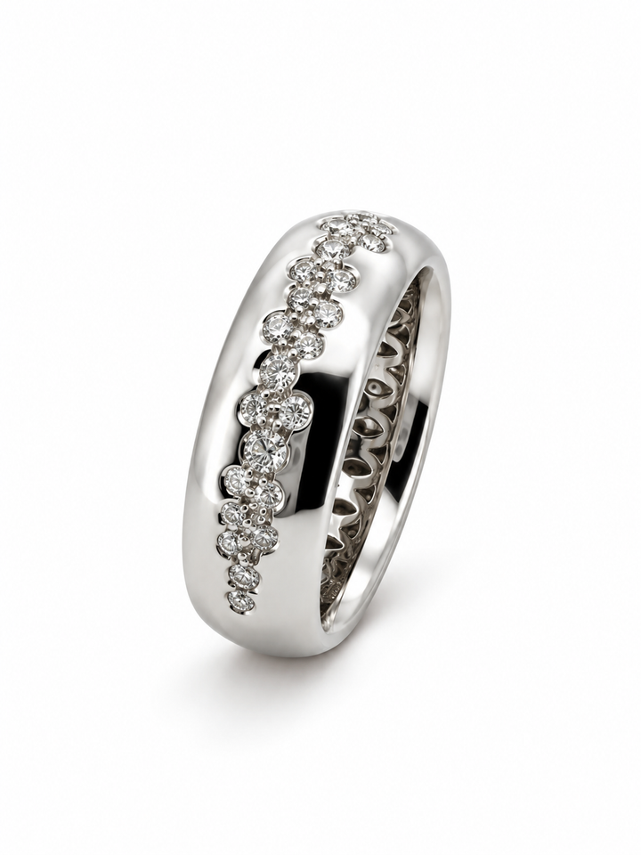 Leo Pizzo | Anello fascia in oro bianco