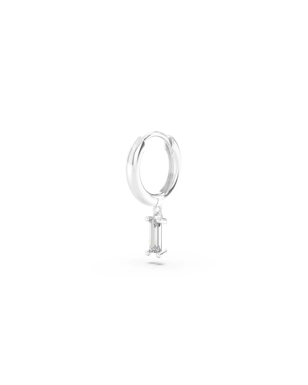 Amabile Jewels | Orecchino Hoop Baguette