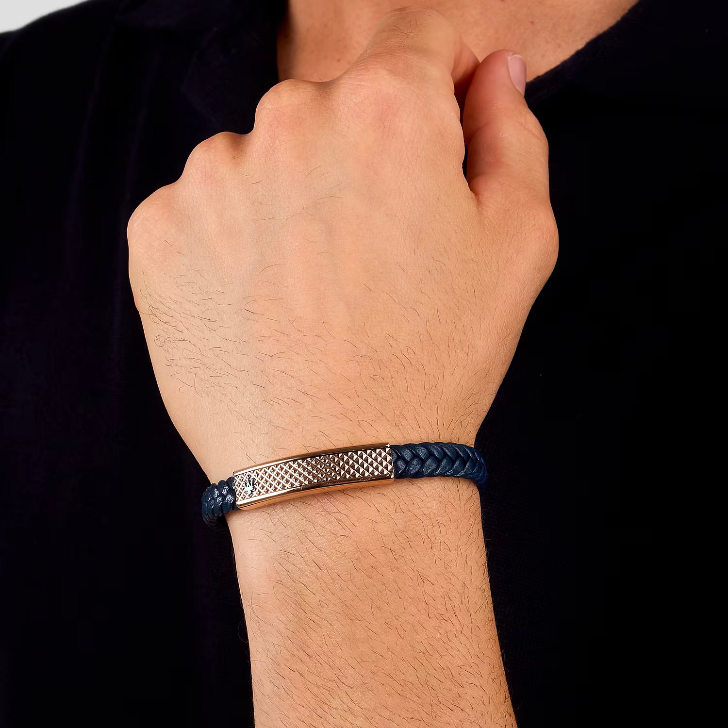 Maserati | Bracciale da uomo recycled leather