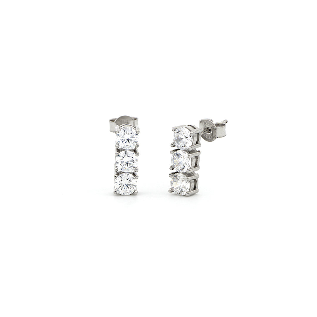 UNOAERRE | Orecchini Trilogy in argento