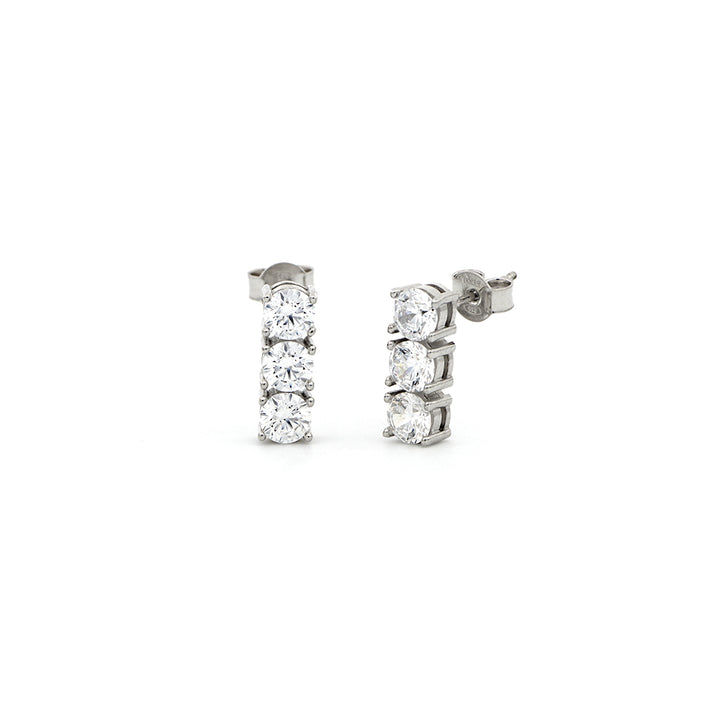 UNOAERRE | Orecchini Trilogy in argento