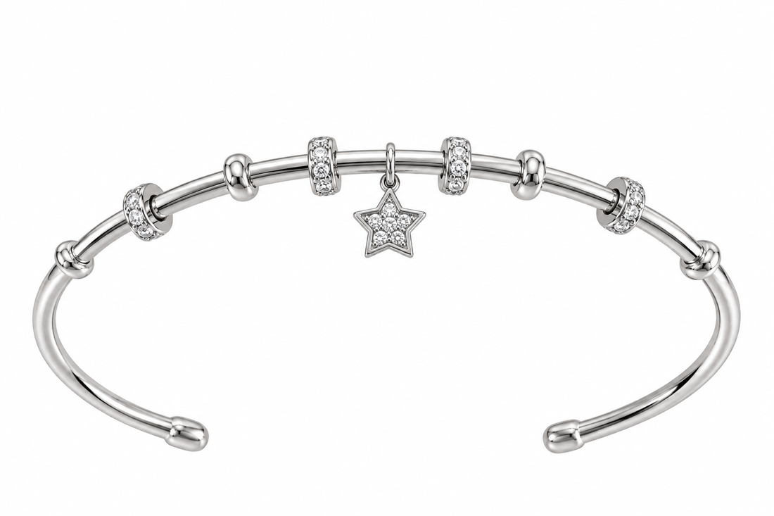 Ellegi Argento | Bracciale rigido in argento 925