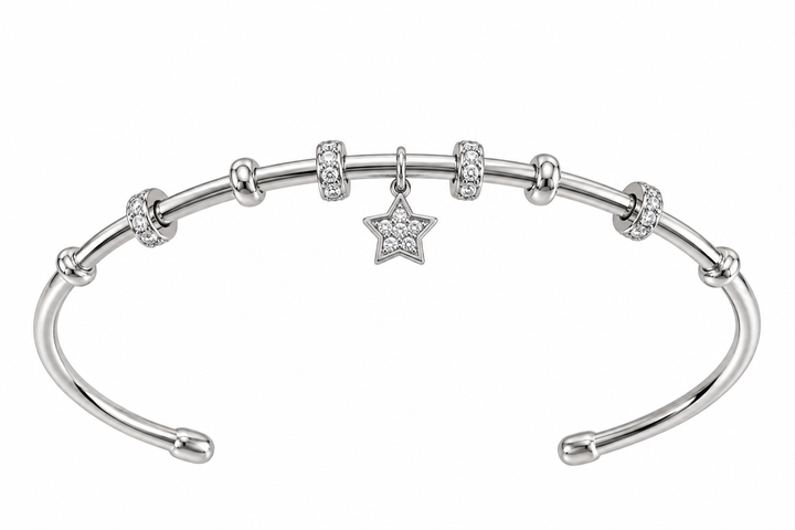 Ellegi Argento | Bracciale rigido in argento 925