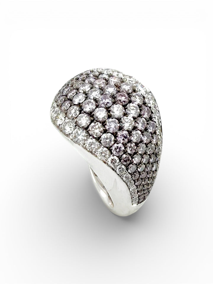 Giorgio Visconti | Anello fascia con diamanti rosa