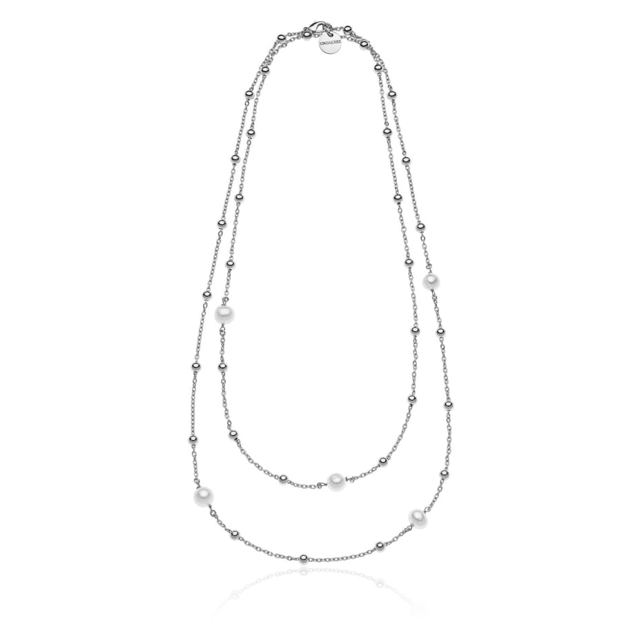 Unoaerre | Collana lunga con perle naturali