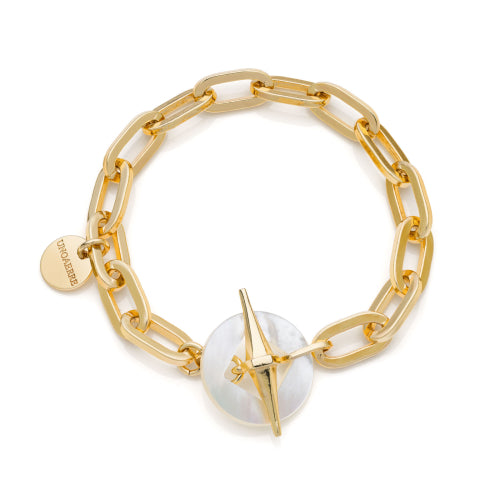 UNOAERRE | Bracciale catena dorata e madreperla Joya