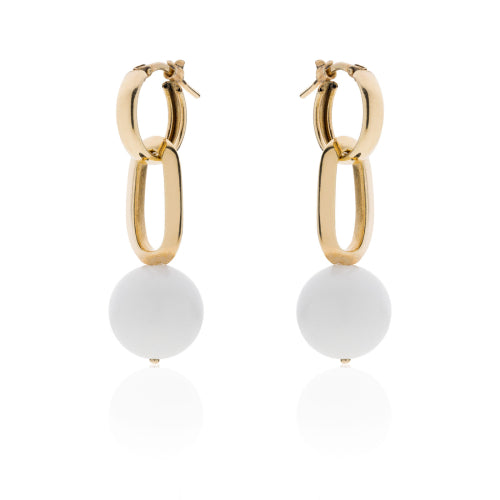 UNOAERRE | Orecchini con perla bianca Cherry