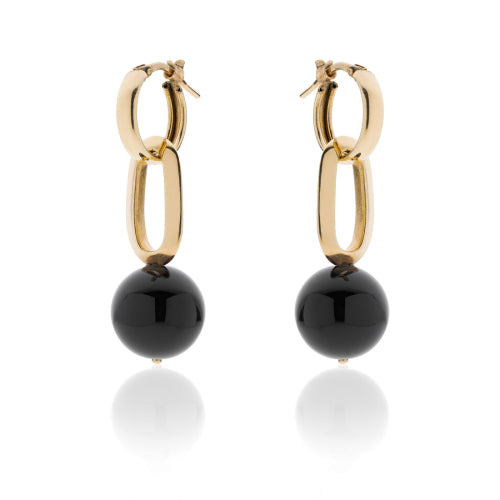 UNOAERRE | Orecchini con perla nera Cherry