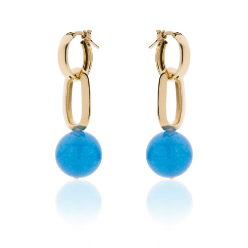 UNOAERRE | Orecchini con perla blu Cherry