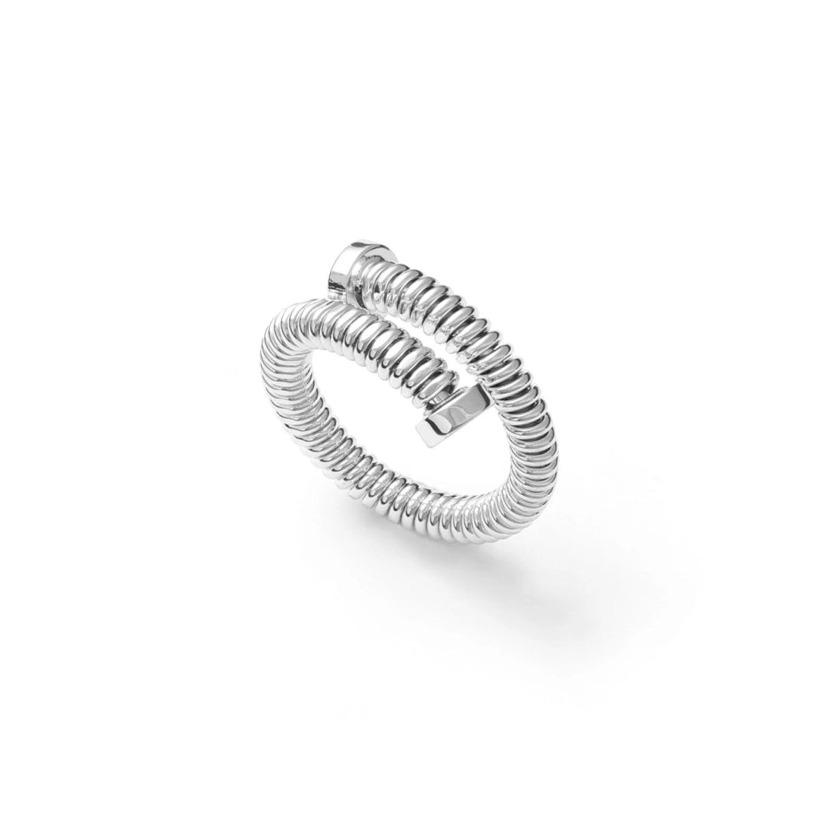 UNOAERRE | Anello chiodo argentato