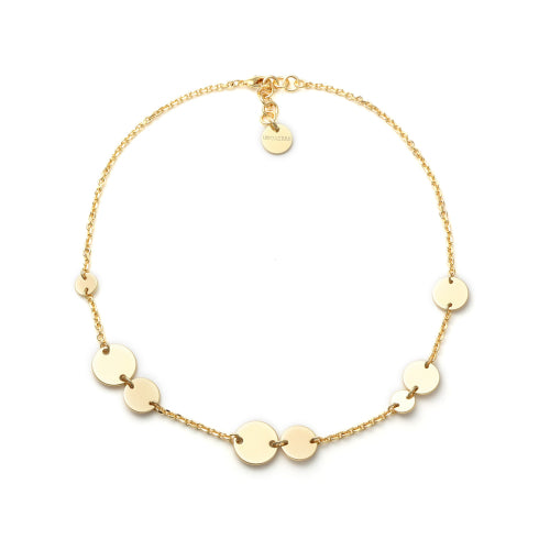 UNOAERRE |Collana con medagliette dorata