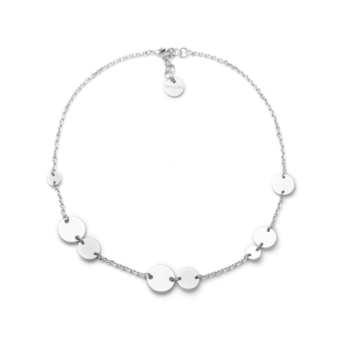 UNOAERRE | Collana con medagliette argentata