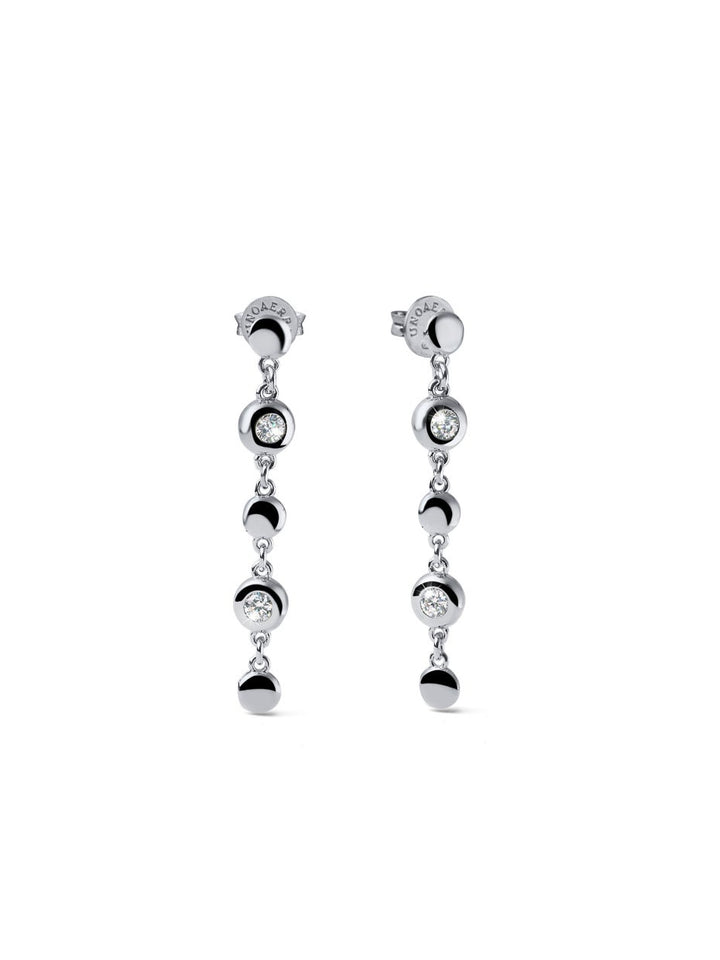 UNOAERRE | Orecchini lunghi in argento Sparkle