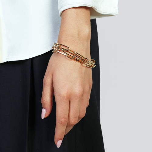 UNOAERRE | Bracciale chiusura con zirconi