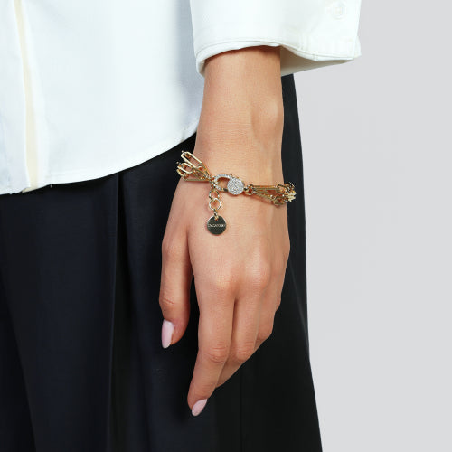 UNOAERRE | Bracciale chiusura con zirconi