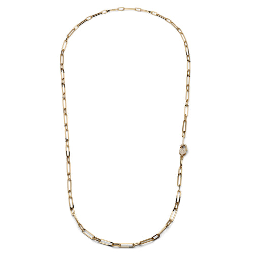 UNOAERRE | Collana lunga con chiusura in zirconi