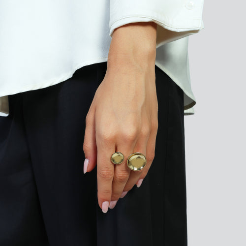 UNOAERRE | Anello dorato Lux