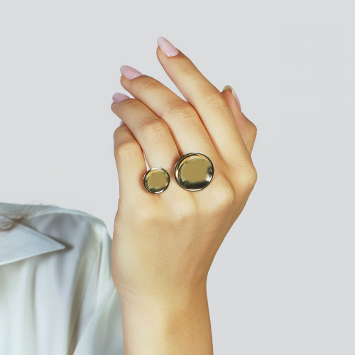 UNOAERRE | Anello dorato Lux