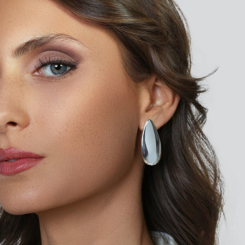 UNOAERRE | Orecchini a goccia argentati