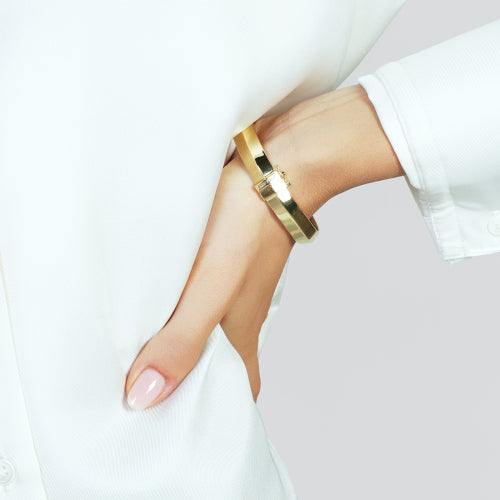 UNOAERRE | Bracciale rigido dorato