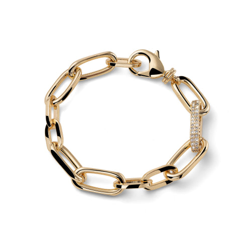 UNOAERRE |Bracciale con maglia in zirconi