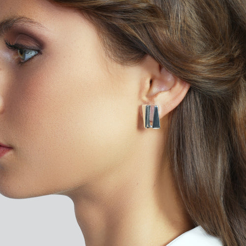 UNOAERRE | Orecchini mini argentati